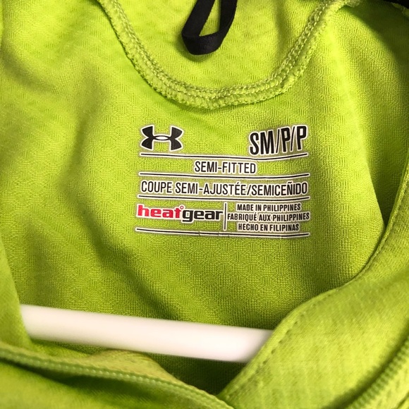 Under Armour Semi-Fitted Heat Gear Long Sleeve Zip - Picture 3 of 3